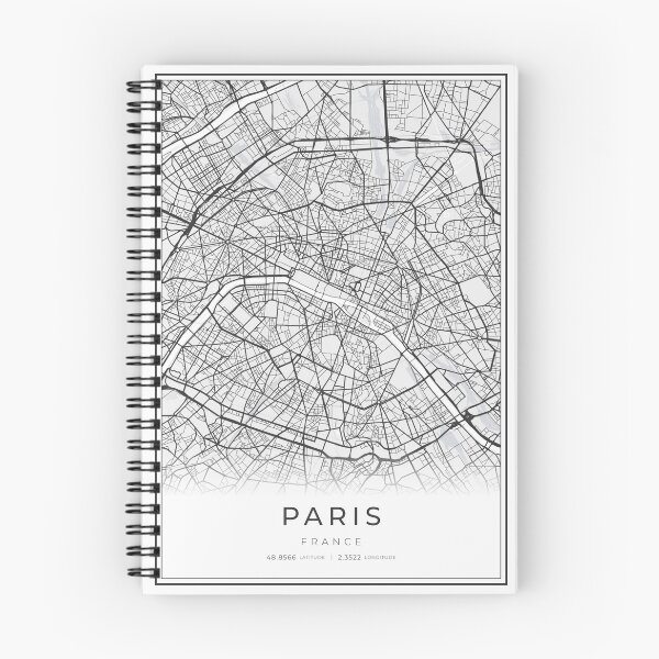 Item preview, Paris Cartography City Map designed and sold by wally-prints.