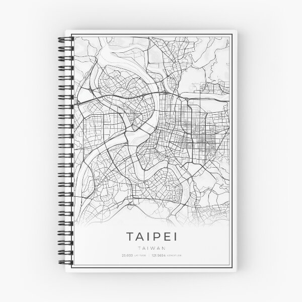 Item preview, Taipei Cartography City Map designed and sold by wally-prints.