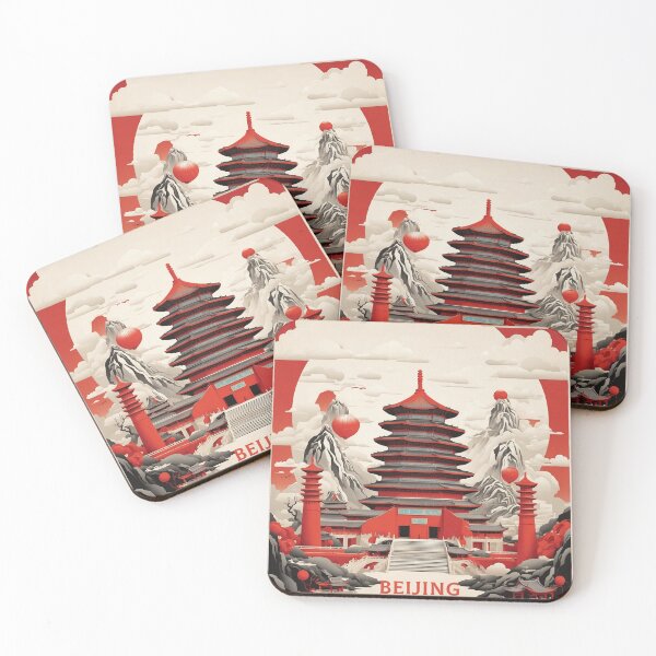 Item preview, Beijing China Vintage Poster Tourism  designed and sold by TravelersGems.