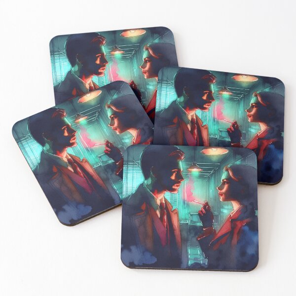Item preview, Neo Noir Vintage Meeting with the Eyes [Watercolor] designed and sold by RESToRAPTOR.