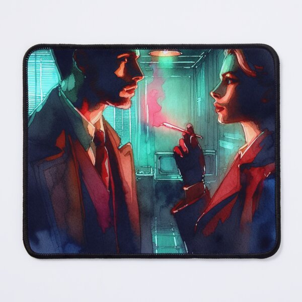 Item preview, Neo Noir Vintage Meeting with the Eyes [Watercolor] designed and sold by RESToRAPTOR.