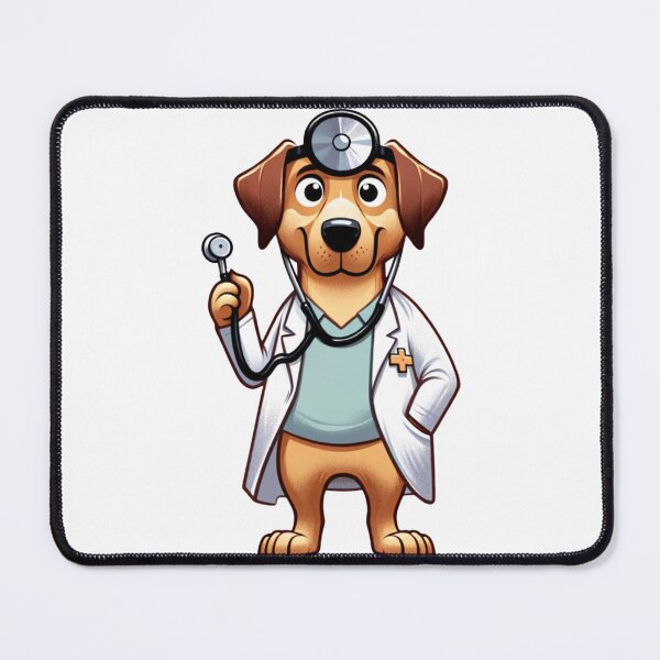 Item preview, The Dogtor - Funny Illustration designed and sold by Anavai987.