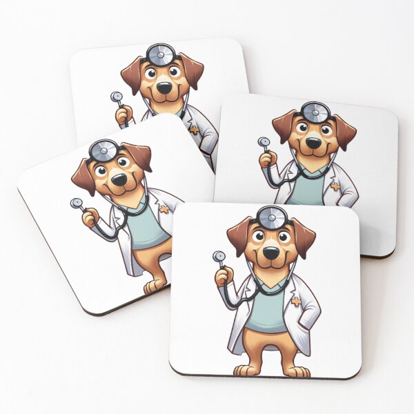 Item preview, The Dogtor - Funny Illustration designed and sold by Anavai987.