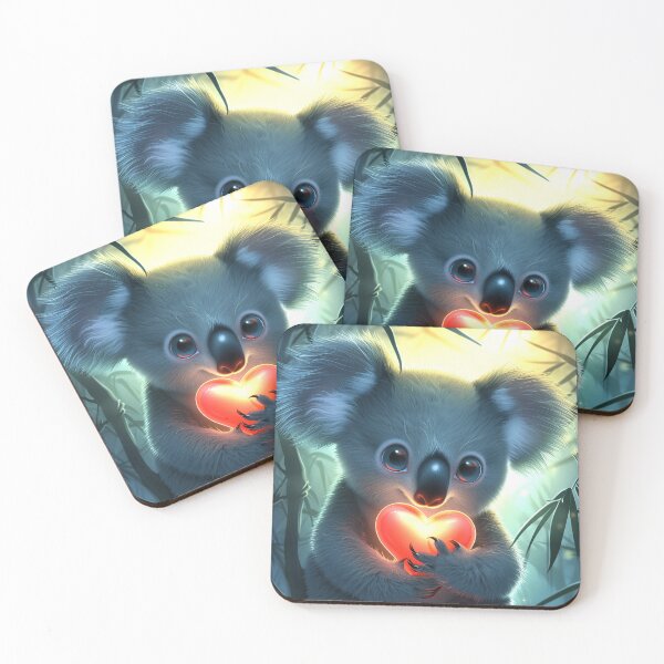 Item preview, A little koala and his pretty heart designed and sold by Fantasyplus.