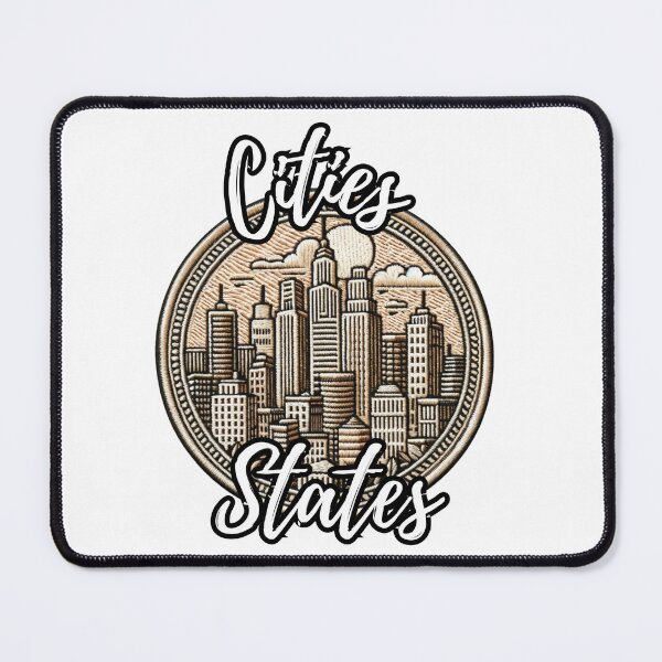 Item preview, City Skyline on a Patch with Cities and Staes Written designed and sold by kylmllr101684.