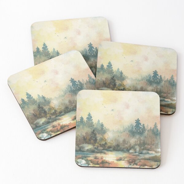 Item preview, Watercolor Landscape Painting - original by Krista Robertson designed and sold by Krista Robertson.