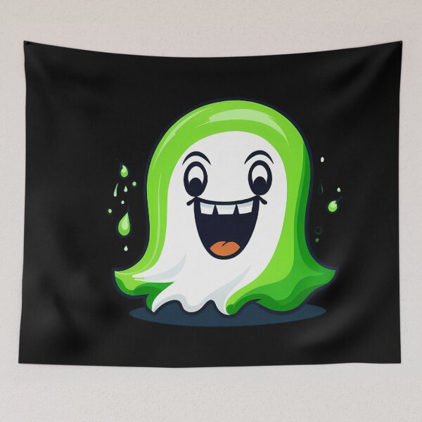 Item preview, Laughter in Code: Unique Digital Art of the Green Ghost designed and sold by Artedig.
