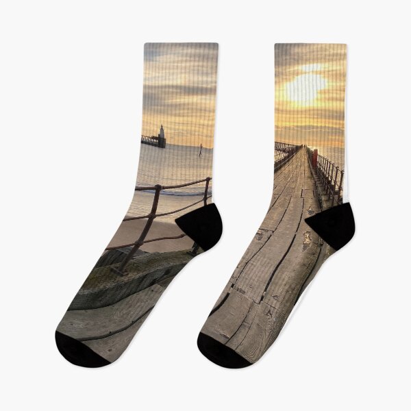 Item preview, January sunrise at the mouth of the River Blyth - Portrait designed and sold by Violaman.