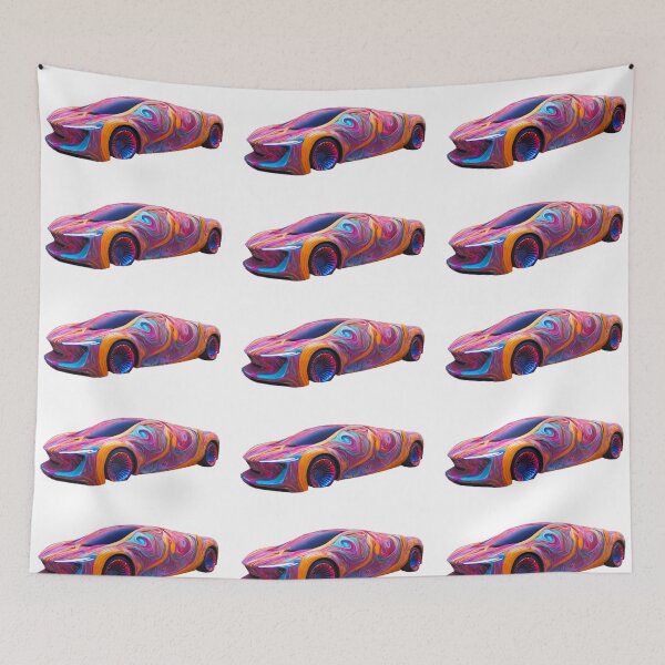 Item preview, future car, psychedelic sport racing designed and sold by janjacbu.