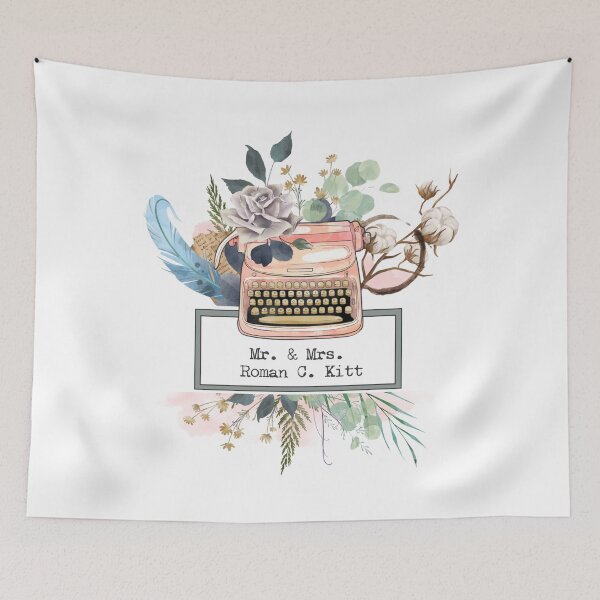 Item preview, Mr. and Mrs. Roman C. Kitt Divine Rivals Typewriter Flowers designed and sold by darkskydelights.