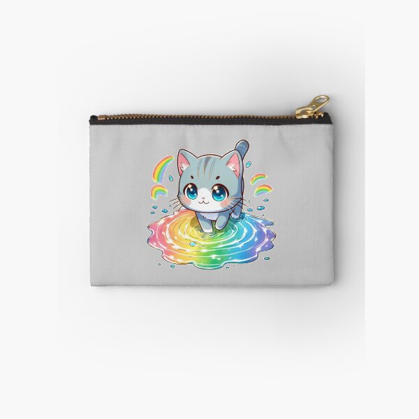 Item preview, Rainbow Puddle Kitten designed and sold by Vkinsify.
