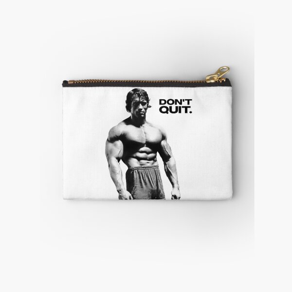 Item preview, Stoic Quote "Don't quit. Suffer now and live the rest of your life as a champion." Muhammad Ali. Arnold Schwarzenegger Fan art designed and sold by HuzaifaNaveedh.