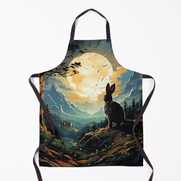 Item preview, Moon Gazing Hare designed and sold by CosmicAnomaly.