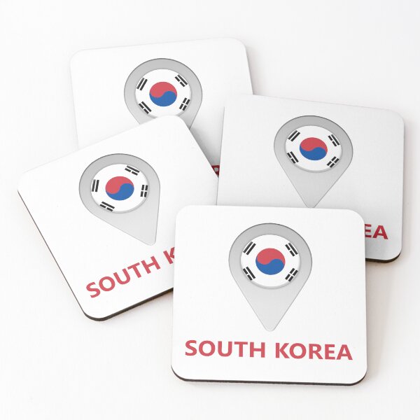Item preview, South Korea flag location icon designed and sold by Nick249.