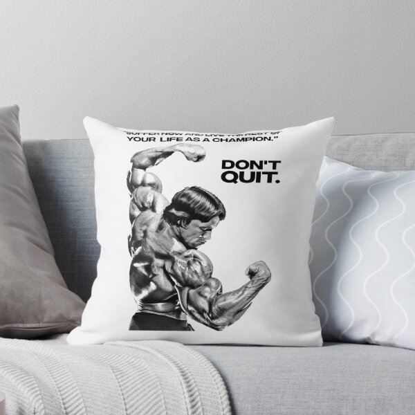 Item preview, Stoic Quote "Don't quit. Suffer now and live the rest of your life as a champion." Muhammad Ali. Arnold Schwarzenegger Fan art designed and sold by HuzaifaNaveedh.