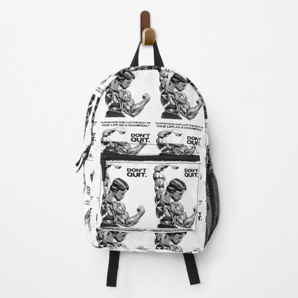 Item preview, Stoic Quote "Don't quit. Suffer now and live the rest of your life as a champion." Muhammad Ali. Arnold Schwarzenegger Fan art designed and sold by HuzaifaNaveedh.