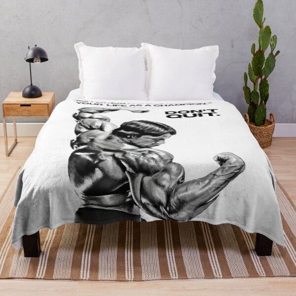 Item preview, Stoic Quote "Don't quit. Suffer now and live the rest of your life as a champion." Muhammad Ali. Arnold Schwarzenegger Fan art designed and sold by HuzaifaNaveedh.