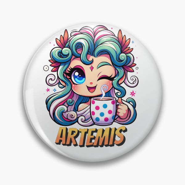 Item preview, Cute artemis Morning Coffee designed and sold by Truck Stop One.