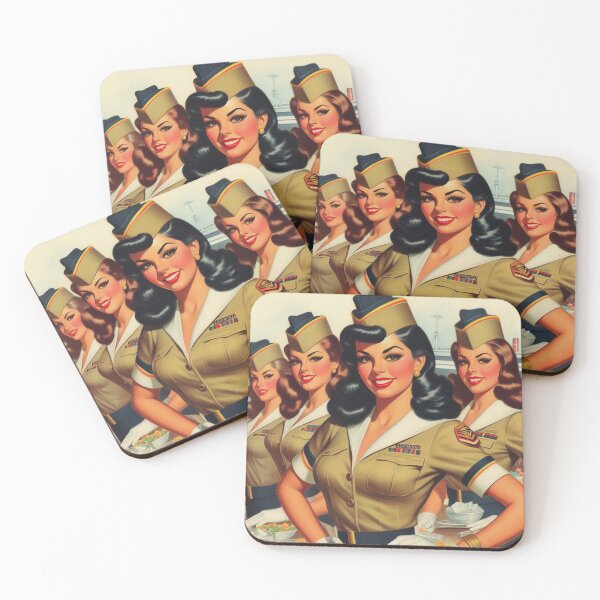 Item preview, Vintage Uniform Girl designed and sold by PulpVintage.