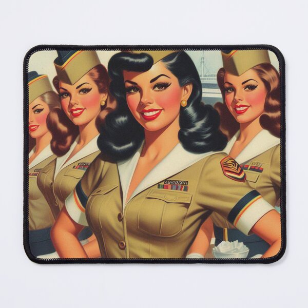 Item preview, Vintage Uniform Girl designed and sold by PulpVintage.