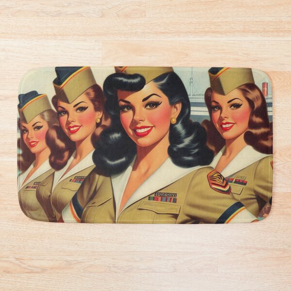Item preview, Vintage Uniform Girl designed and sold by PulpVintage.