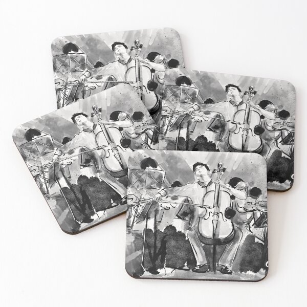 Item preview, Música Arte Violonccelo Dibujo Arte Blanco y Negro Arte Músico designed and sold by Tamarioniart.