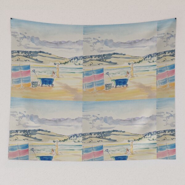 Artikelvorschau, Exmouth Beach Painting mit Windjacke entworfen und verkauft von MikeJory.
