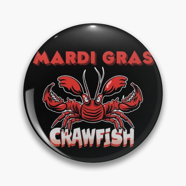 Item preview, Crawfish For Mardi Gras funny mardi gras party designed and sold by NaaEchDesign ⭐⭐⭐⭐⭐.