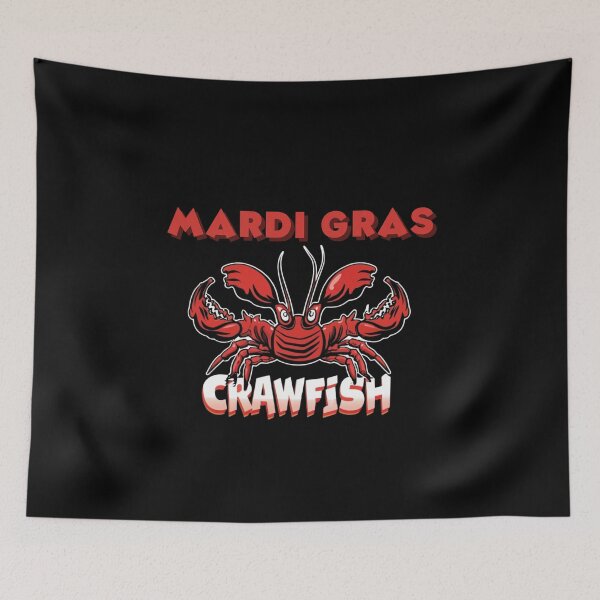 Item preview, Crawfish For Mardi Gras funny mardi gras party designed and sold by NaaEchDesign ⭐⭐⭐⭐⭐.