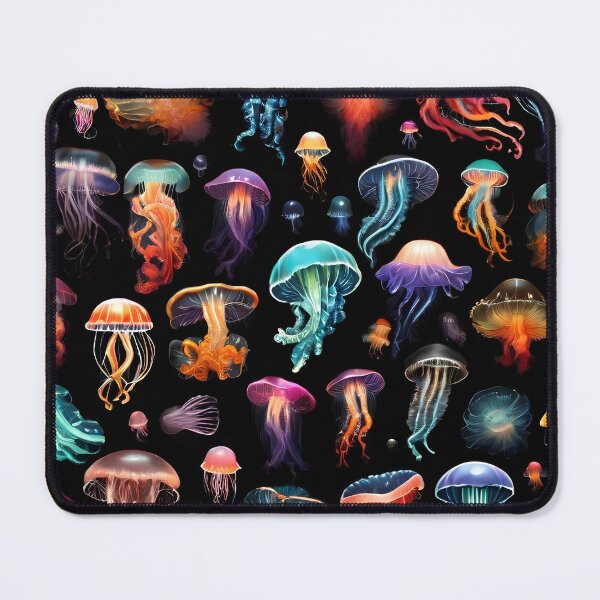Item preview, fluorescent jellyfish designed and sold by bonjourmadame4.