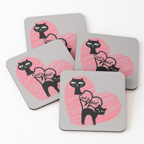 Item preview, Cat's love, Cat Love. Cats lover, Cat, Cats, black cats, designed and sold by GOLDENGARDENART.