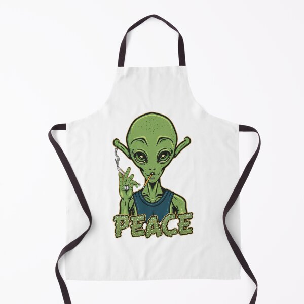 Item preview, Cute Chilled Alien with Peace designed and sold by Merigold.