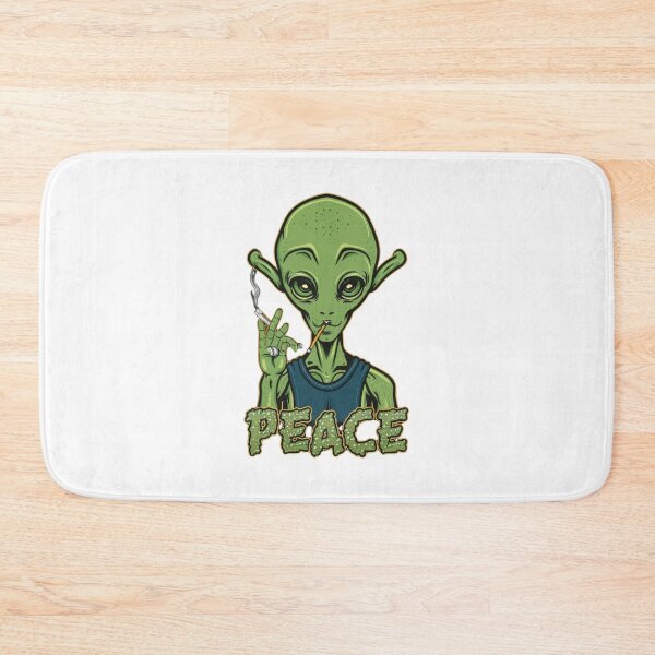 Item preview, Cute Chilled Alien with Peace  designed and sold by Merigold.