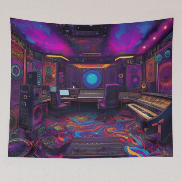 Item preview, Classic Trippy Music Recording Studio designed and sold by TheDarkWardrobe.