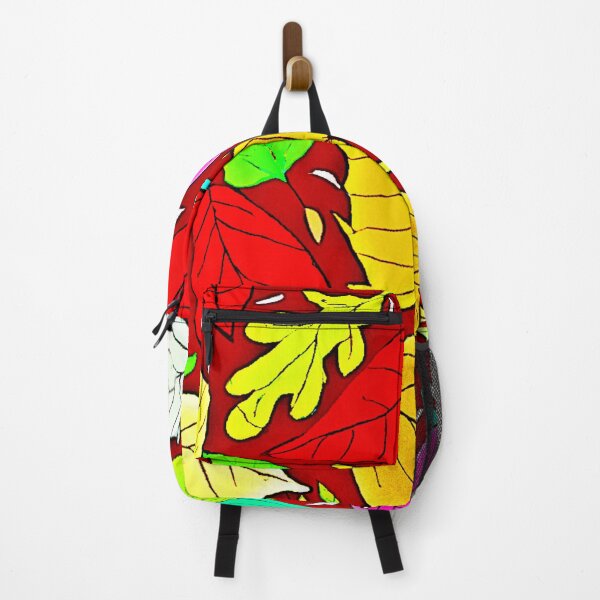 Item preview, Rainbow Leaves Vibrant Pattern designed and sold by Health And Fitness Posts e-Store.