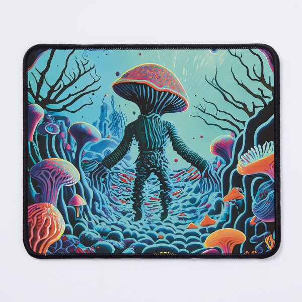 Item preview, Creepy Coral Magic Mushroom Seamonster Alien Hybrid Creature designed and sold by AizyAlien.