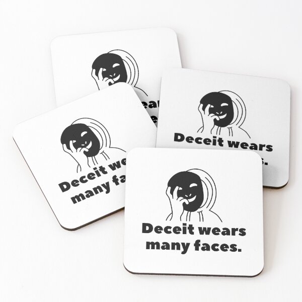Item preview, Deceit wears many faces. designed and sold by Bananobanini.