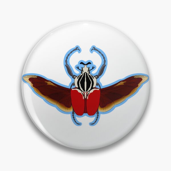 Item preview, Goliath Beetle (Blue Outline) designed and sold by SamDaytonArt.