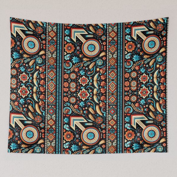 Item preview, Ukrainian ethnic pattern in the shape of an oblong rectangle designed and sold by JaroDesign2023.