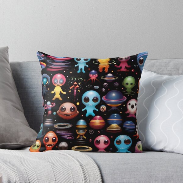 Aperçu de l'œuvre happy aliens créée et vendue par bonjourmadame4.