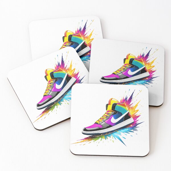Item preview, Colour splash concept trainers designed and sold by Metaverse8.