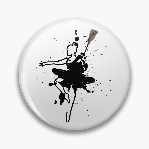 Item preview, Stain of Ballet Ballerina in Line Drawing | Artistic Fusion designed and sold by brynatshop.