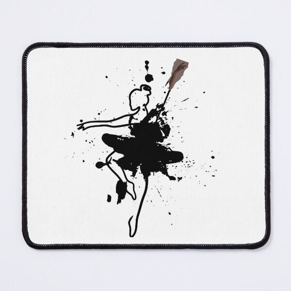 Item preview, Stain of Ballet Ballerina in Line Drawing | Artistic Fusion designed and sold by brynatshop.