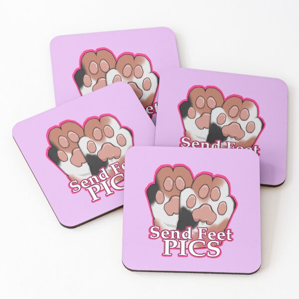 Item preview, Send Feet Pics (Calico) designed and sold by SaveTheTurret.
