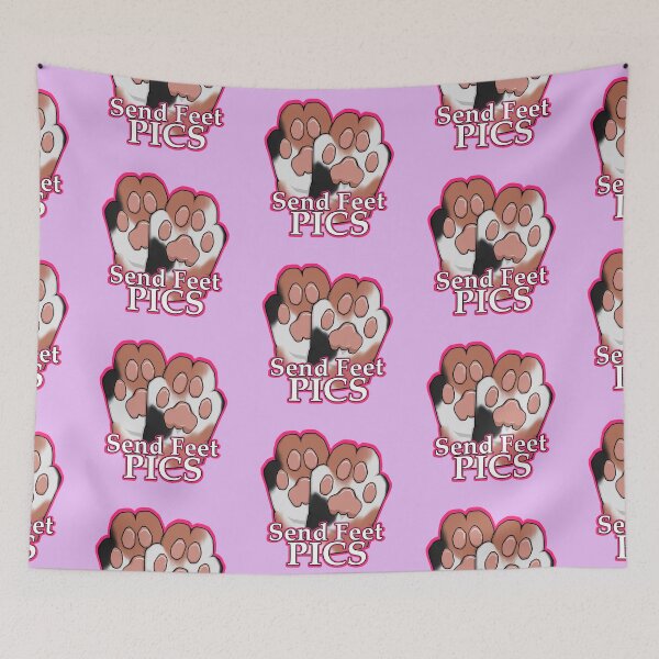 Item preview, Send Feet Pics (Calico) designed and sold by SaveTheTurret.