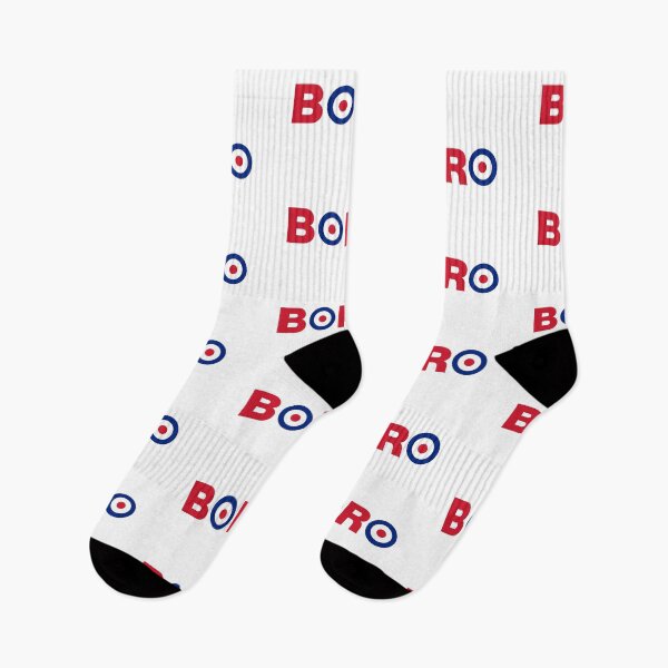 Item preview, Boro Mods Red on White designed and sold by Logo-A-GoGo.