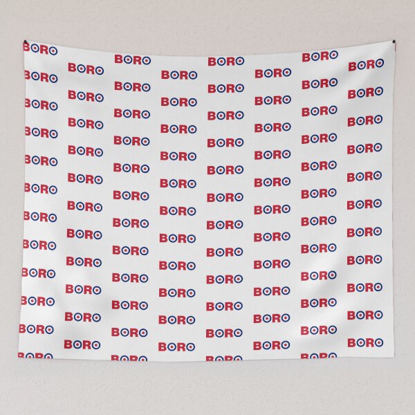 Item preview, Boro Mods Red on White designed and sold by Logo-A-GoGo.