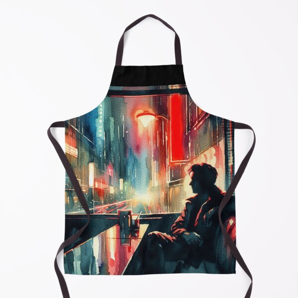 Item preview, Neo Noir Vintage Silent Diner [Watercolor] designed and sold by RESToRAPTOR.