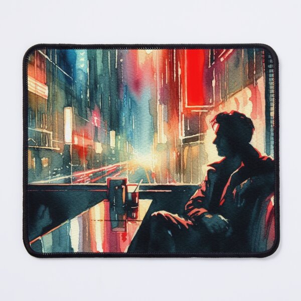 Item preview, Neo Noir Vintage Silent Diner [Watercolor] designed and sold by RESToRAPTOR.