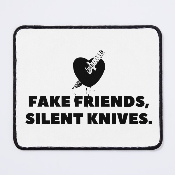 Item preview, Fake Friends, Silent Knives. designed and sold by Bananobanini.